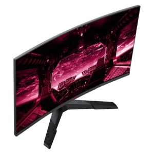 KOORUI 27" WQHD 2560x1440 Curved Gaming Monitor, 144Hz Refresh 1800R Computer Monitor, 1ms with AdaptiveSync Monitor, Low Blue Light, Eye Care, DP1.2+HDMI*2, VESA Compatible - Black