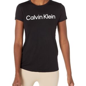 Calvin Klein Performance Women's Short Sleeve T-Shirt, Black, XX-Large