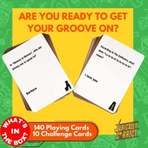 Lyrically Correct 60's and 70's Oldies but Goodies Music Trivia Card Game | Multi-Generational Family Gatherings, Adult Game Night and Fun Trivia