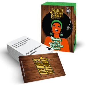 Lyrically Correct 60's and 70's Oldies but Goodies Music Trivia Card Game | Multi-Generational Family Gatherings, Adult Game Night and Fun Trivia