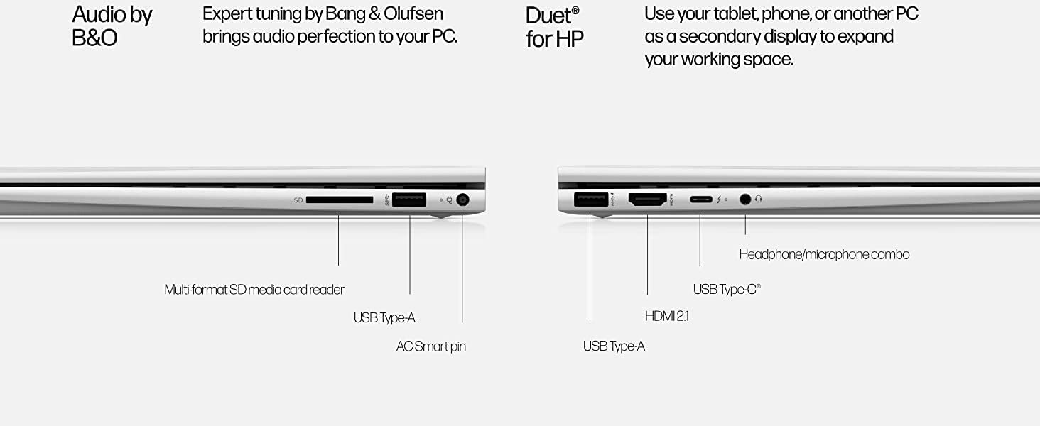 HP 2023 ENVY X360 15.6" FHD IPS Touch 2-in-1 Laptop Intel 12-Core i7-1260P Iris Xe Graphics 32GB DDR4 1TB NVMe SSD HDMI2.1 Thunderbolt 4 WIFI AX BT Backlit KB Fingerprint Windows 11 Pro w/RE USB