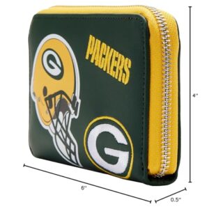 Loungefly NFL: Green Bay Packers Wallet with Patches