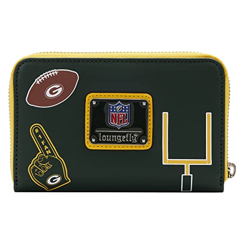 Loungefly NFL: Green Bay Packers Wallet with Patches