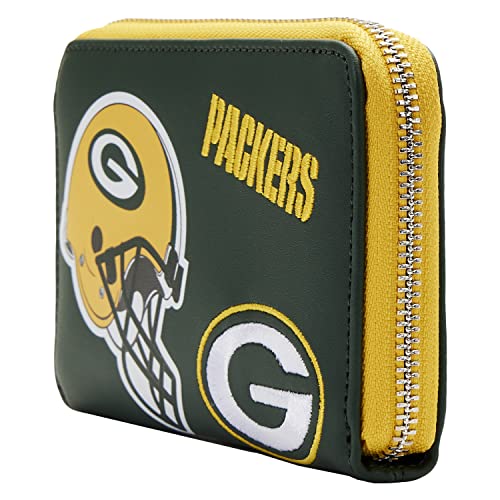 Loungefly NFL: Green Bay Packers Wallet with Patches