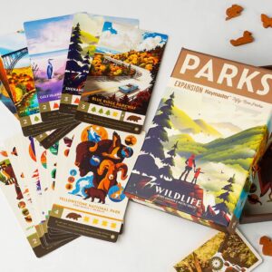 Parks Wildlife - expansion to the award winning Parks family and strategy board game by Keymaster