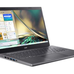 Acer Aspire 5 A514-55-545G Slim Laptop | 14.0" Full HD IPS Display | 12th Gen Intel Core i5-1235U | 8GB DDR4 | 512GB NVMe Gen 4 SSD | 802.11ax Wi-Fi 6E | Thunderbolt 4 | Backlit Keyboard | Win 11 Home