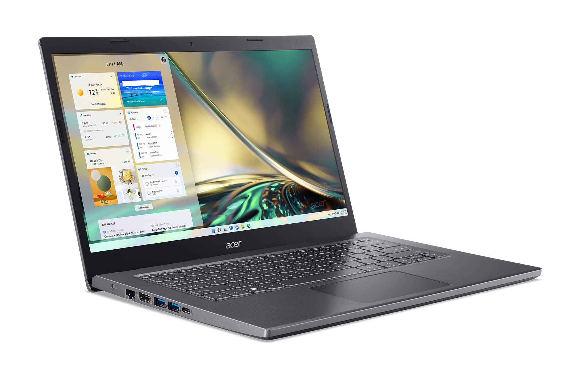 Acer Aspire 5 A514-55-545G Slim Laptop | 14.0" Full HD IPS Display | 12th Gen Intel Core i5-1235U | 8GB DDR4 | 512GB NVMe Gen 4 SSD | 802.11ax Wi-Fi 6E | Thunderbolt 4 | Backlit Keyboard | Win 11 Home