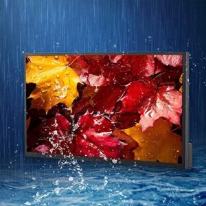 SYLVOX 65'' Full Sun Outdoor TV Waterproof 4K Television, 2000nits All Metal Corrosion Resistant, with Wireless Connection & Wi-Fi, for Outdoor All Area, Pool Series OT65A1KAGE 2023