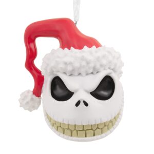 Hallmark Disney Tim Burton's The Nightmare Before Christmas Jack Skellington Head Christmas Ornament,Resin