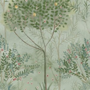 MN1823 Orchard Wallpaper Green from Mediterranean by York Wallcoverings