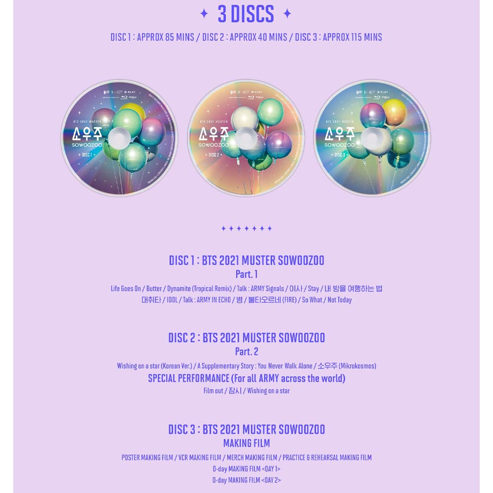 Dreamus [ WEVERSE ] BTS 2021 MUSTER SOWOOZOO Blu-ray