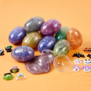 JOYIN 12 Pieces Slime Toys Slime Eggs with Stress Relief Toys for Halloween Party Favors, squishy toy Squeeze Toys, Kids Playing Toys While You are Working from Home