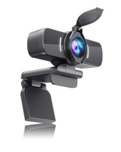 webcam with microphone, 1080p 30fps hd webcams, usb 2.0 computer webcam, 3d noise reduction and automatic gain web cam for pc mac laptop desktop,video calling, online classes and video conference