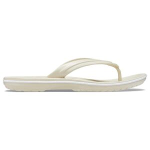 crocs unisex crocband flip flop | slip-on sandals | shower shoes, bone, numeric_5 us men