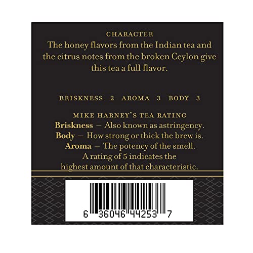 Harney & Sons Ceylon & India Tea| 4oz Tin, Loose Leaf Tea, also known as Orange Pekoe