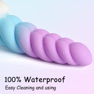 Realistic Monster Silicone Dildo - 8.6" Big Shaped Liquid Dildo with Strong Suction Cup, Huge Thick Dildo for Women, Anal Plug Dildo Prostate Massager Adult Sex Toy for Women Men and Couples