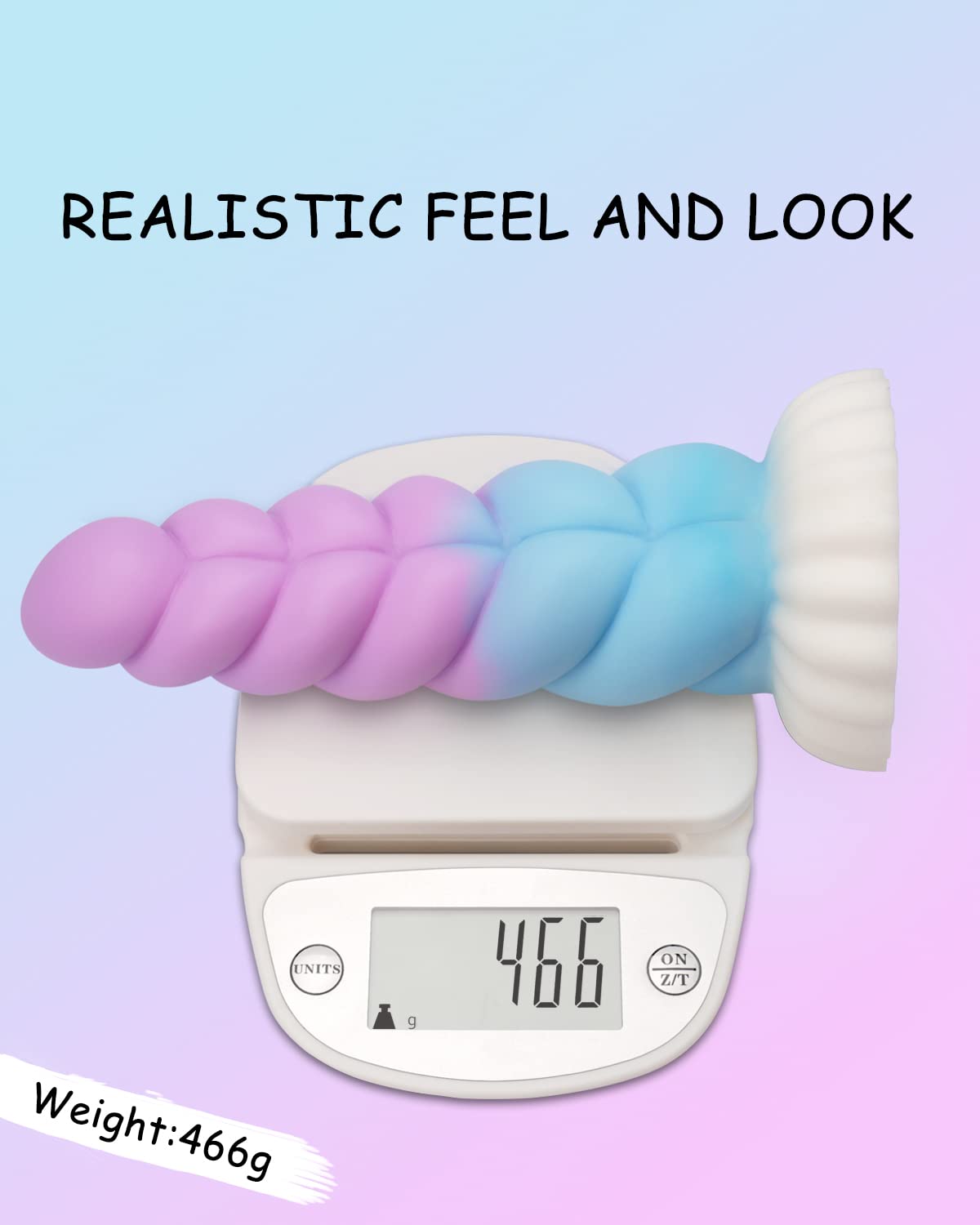 Realistic Monster Silicone Dildo - 8.6" Big Shaped Liquid Dildo with Strong Suction Cup, Huge Thick Dildo for Women, Anal Plug Dildo Prostate Massager Adult Sex Toy for Women Men and Couples