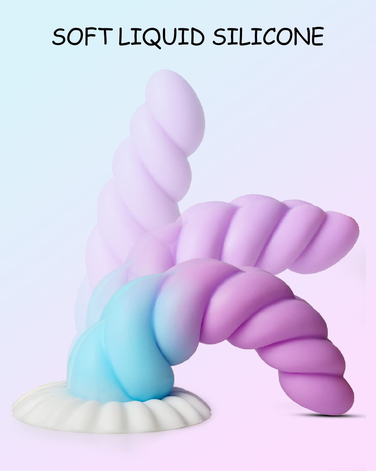 Realistic Monster Silicone Dildo - 8.6" Big Shaped Liquid Dildo with Strong Suction Cup, Huge Thick Dildo for Women, Anal Plug Dildo Prostate Massager Adult Sex Toy for Women Men and Couples