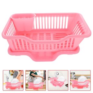 Cabilock Dish Drainer 1 Set Household Dish Draining Rack Kitchen Dish Basket Dish Drying Rack Dish Drying