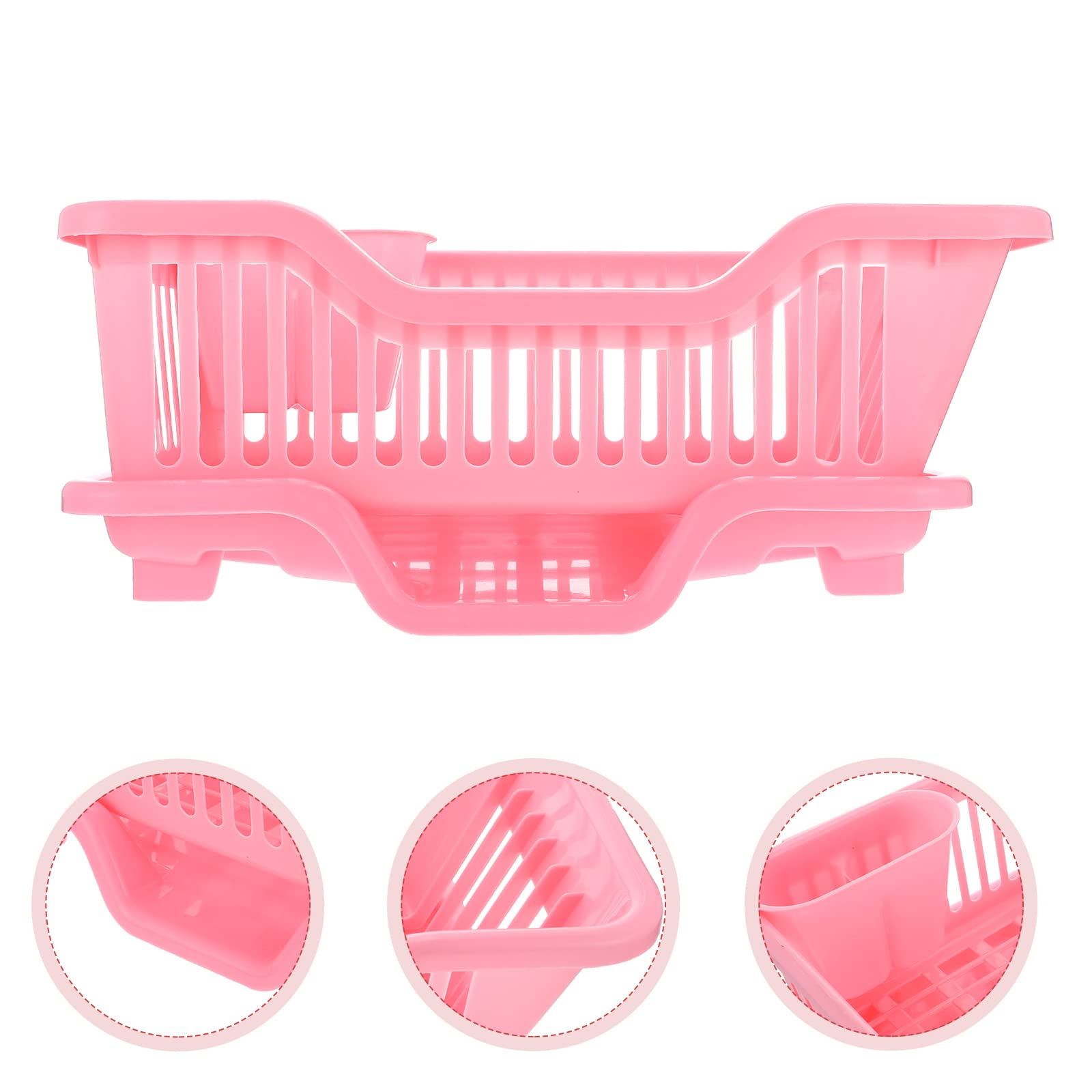 Cabilock Dish Drainer 1 Set Household Dish Draining Rack Kitchen Dish Basket Dish Drying Rack Dish Drying