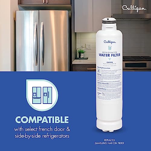 Culligan CUSCIN Refrigerator Water Filter | Replacement for Samsung Water Filter (HAF-CIN) | Replace Every 6 Months | Pack of 1