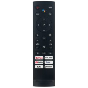 ERF3A90 Voice Remote Control Replace operates for Hisense Android Smart TV 55U8G 65U7G 75U7G 65U88G 55U78G 55U7G 55U88G 65U78G 65U8G 75U78G 75U9DG 43A53FUA U88G Series 50A53FUA 50A66FUA 55A53FUA