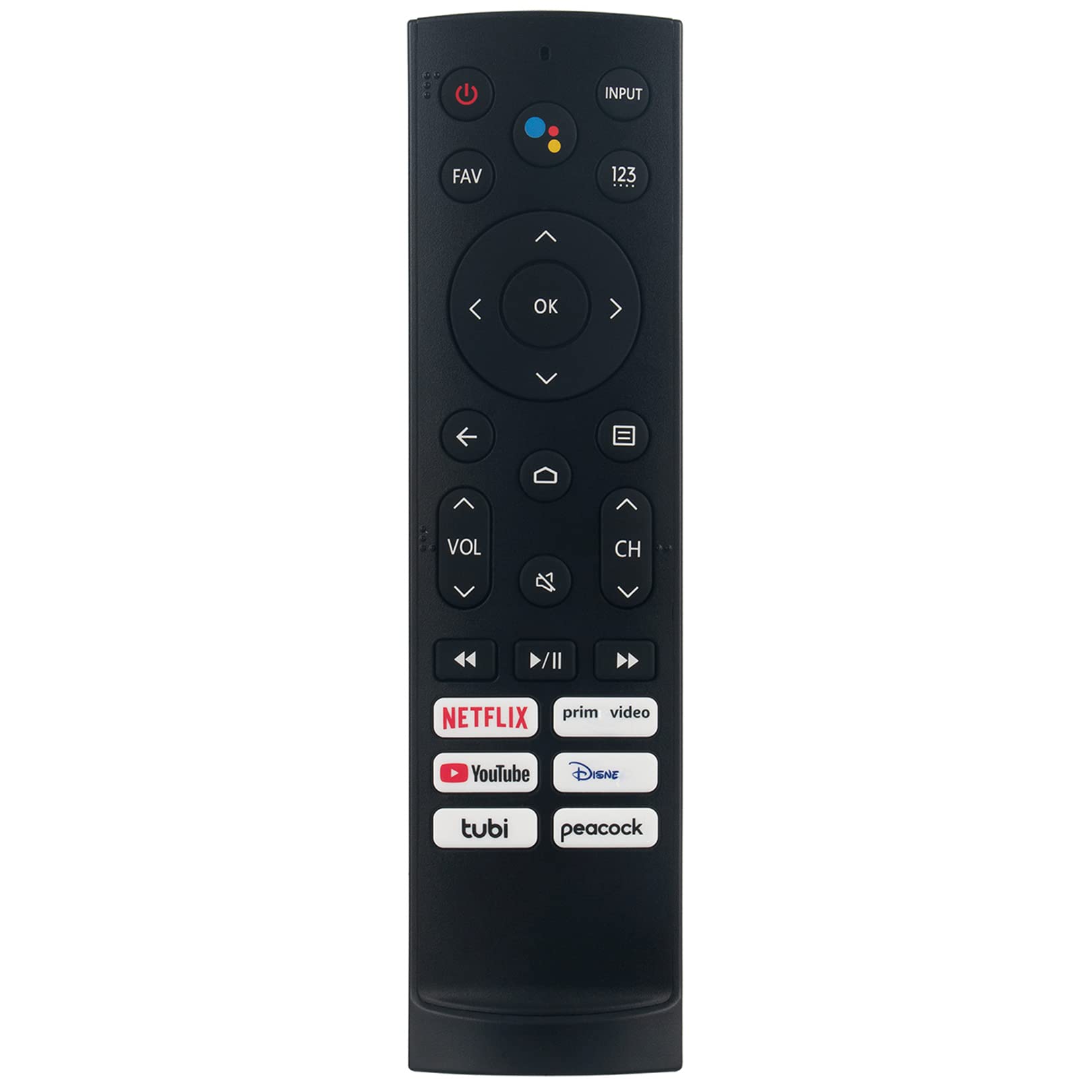 ERF3A90 Voice Remote Control Replace operates for Hisense Android Smart TV 55U8G 65U7G 75U7G 65U88G 55U78G 55U7G 55U88G 65U78G 65U8G 75U78G 75U9DG 43A53FUA U88G Series 50A53FUA 50A66FUA 55A53FUA