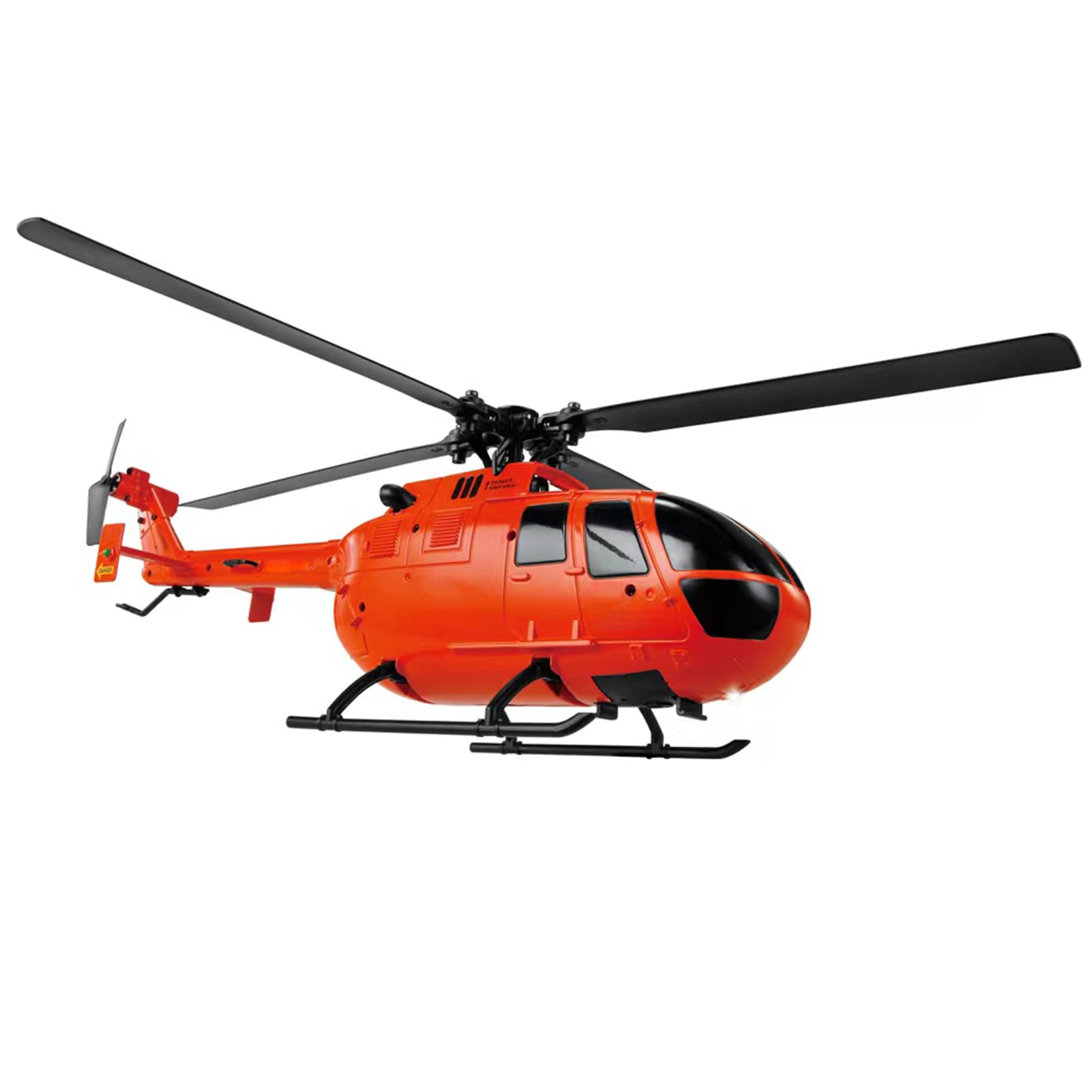 GoolRC C186 Remote Control Helicopter Remote Control Drone Single Propeller Without Ailerons 6-axis Gyro Stabilization Remote Control Airplane Altitude Hold Girls Adults Orange