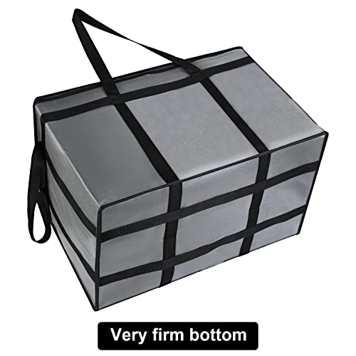 musbus insulated catering bag 22x14x13 Very heat XXXL Insulated Food Delivery Bag Cooler Bags Keep Food Warm Catering Therma for doordash cooler bags therma shopper accessories hot Gray Pizza