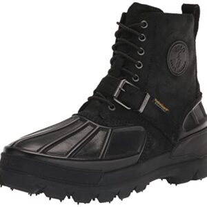 Polo Ralph Lauren Men's Oslo Waterproof Boots, Black, 13 Medium US