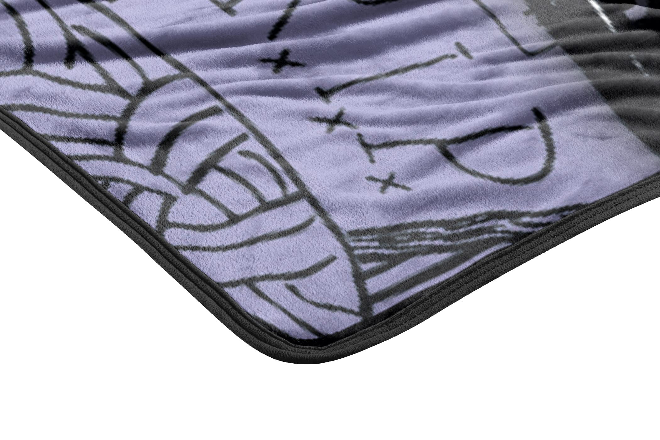 Disney Nightmare Before Christmas Throw Blanket - Nightmare Before Christmas Plush Fleece Throw Jack Skellington Throw Blanket (Jack Skellington)