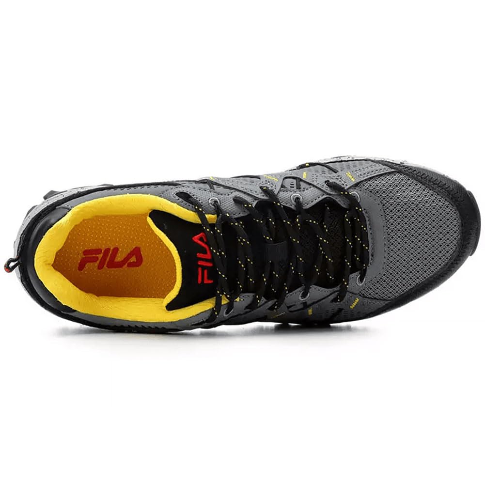 Fila Grand Tier Monument/Black/Lemon 9.5 D (M)