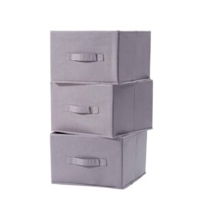 urban shop drawer organizer storage bins, 11.5" lx8 wx5 h, set of 3, grey