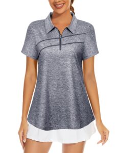 miss fortune yoga clothes for women, soft moisture wicking golf polo shirts