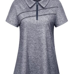 MISS FORTUNE Yoga Clothes for Women, Soft Moisture Wicking Golf Polo Shirts