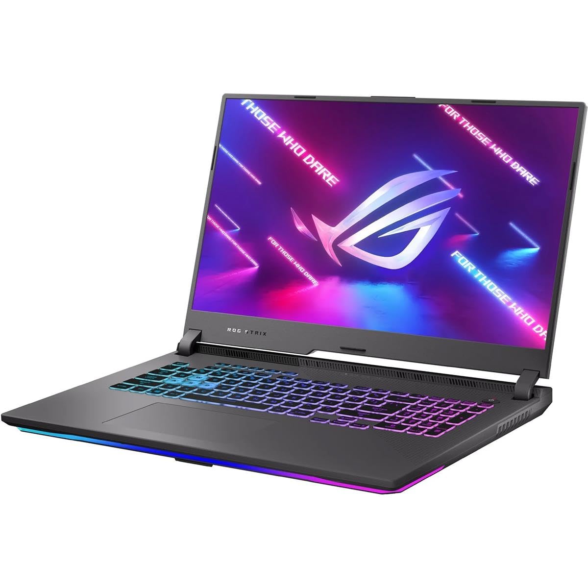 ASUS ROG Strix G17 (2022) Gaming Laptop, 17.3” 144Hz IPS FHD Display, NVIDIA GeForce RTX 3050 GPU, AMD Ryzen 7 6800H Processor, 16GB DDR5 RAM, 512GB SSD, RGB Keyboard, Windows 11, G713RC-RS73