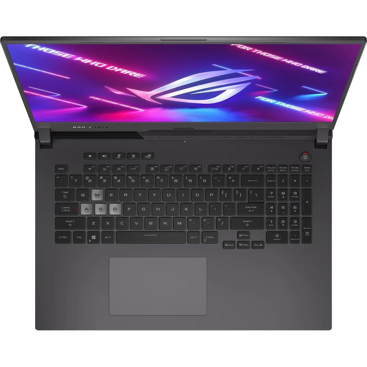 ASUS ROG Strix G17 (2022) Gaming Laptop, 17.3” 144Hz IPS FHD Display, NVIDIA GeForce RTX 3050 GPU, AMD Ryzen 7 6800H Processor, 16GB DDR5 RAM, 512GB SSD, RGB Keyboard, Windows 11, G713RC-RS73