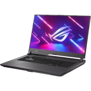 ASUS ROG Strix G17 (2022) Gaming Laptop, 17.3” 144Hz IPS FHD Display, NVIDIA GeForce RTX 3050 GPU, AMD Ryzen 7 6800H Processor, 16GB DDR5 RAM, 512GB SSD, RGB Keyboard, Windows 11, G713RC-RS73