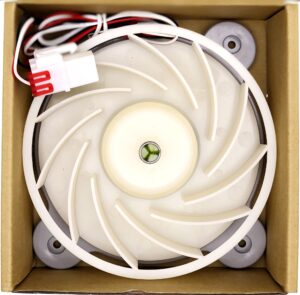 upgraded da31-00287b refrigerator evaporator fan motor (oem) compatible with samsung refrigerator replaces da31-00334a da96-00968a 3954921 ap5948644 ps9494284 eap9494284 dc12v 0.21a warranty: 3-year.