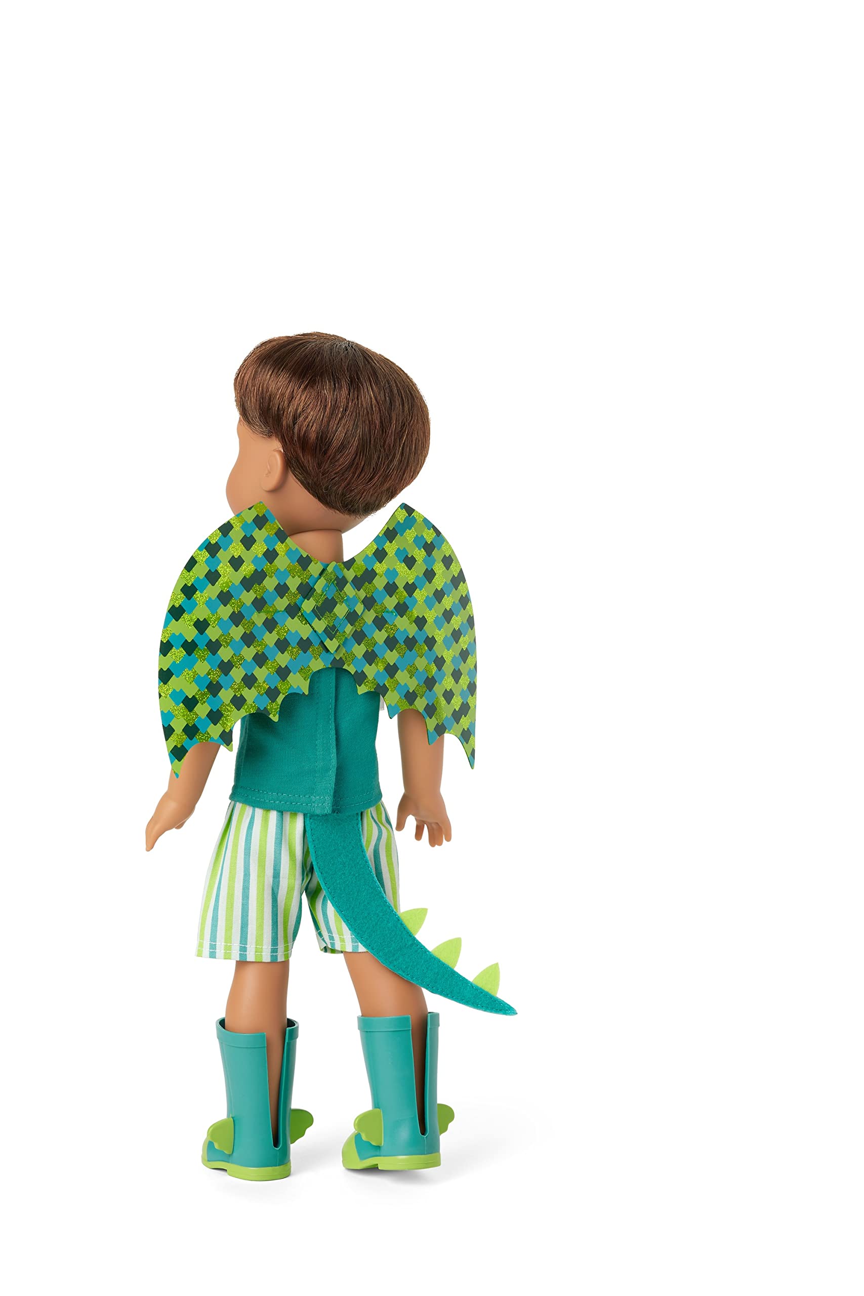 American Girl WellieWishers 14.5-inch Bryant Doll with T-shirt, Shorts, Dragon Wings & Tail, and Boots, For Ages 4+