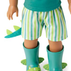 American Girl WellieWishers 14.5-inch Bryant Doll with T-shirt, Shorts, Dragon Wings & Tail, and Boots, For Ages 4+