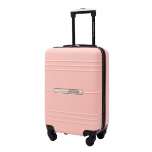 Travelers Club Richmond Spinner Luggage, Rose Gold, Carry-On 20-Inch