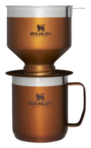 stanley classic the perfect-brew pour over gift set elevate your coffee experience with precision pouring and timeless style | 20oz/12oz | maple