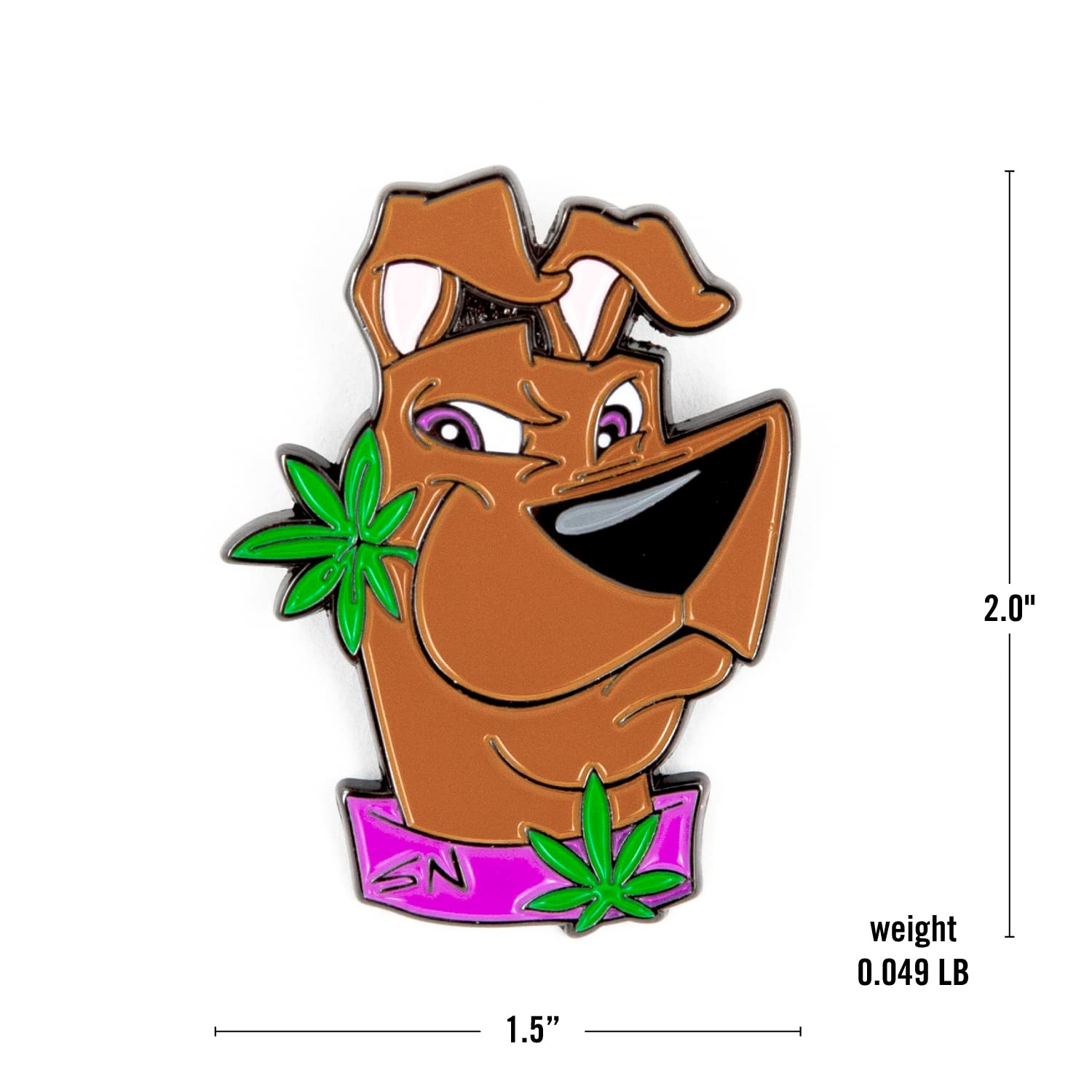 DIME BAGS Hat Pin | Double Posted Sirron Norris Pin with Enamel Finish (Sirron Norris Dog)