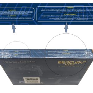 Mercury Rise MUB .50 Caliber Non Blowback Training Pistol Paintball Gun Marker