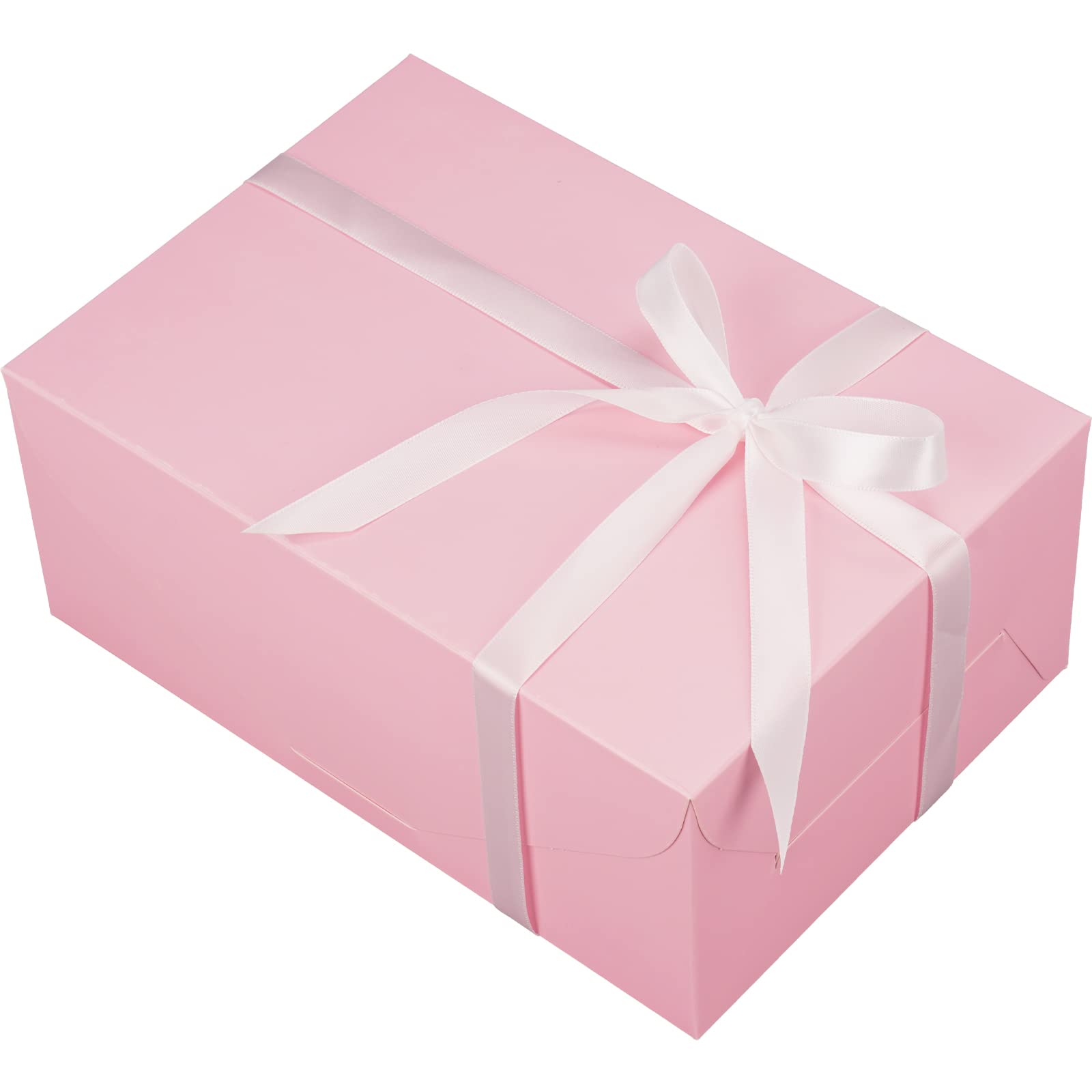 UnicoPak Pink Gift Boxes 10 Pack 9.5x6.6x4 Inches, Gift Boxes for Presents, Bridesmaid Proposal Box, Gift Box for Wedding, Birthday, Baby Shower, Anniversary, Graduation, Christmas