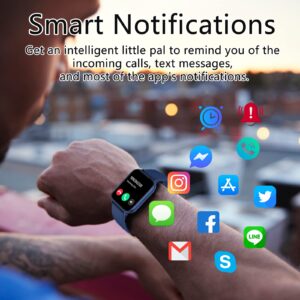 Smart Watch (Answer/Make Call), 1.9" Smartwatch Fitness Tracker for Android and iOS Phones with Heart Rate Sleep Tracking, Multi Sport Modes, Blood Oxygen, Ai Voice Control,Fitness Watch for Women Men