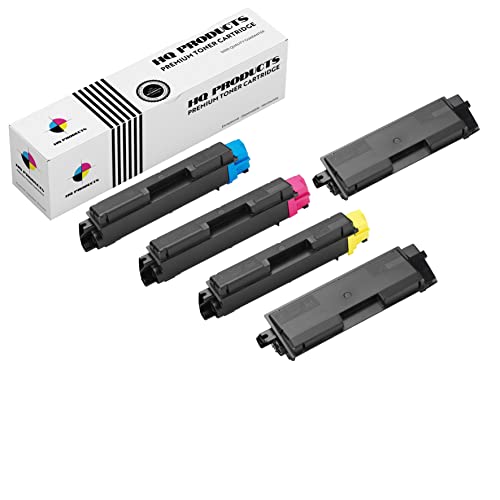 HQ Products Compatible Printer CMYK+K Toner Cartridges Replacement for Kyocera TK5197 Use in Kyocera TASKalfa 306ci, TASKalfa 307ci (2X Black, Cyan, Magenta, Yellow- 5 Pack)