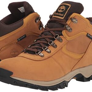 Timberland Men's Mt. Maddsen Anti-Fatigue Hiking Wateproof Leather Boot, Wheat, 11