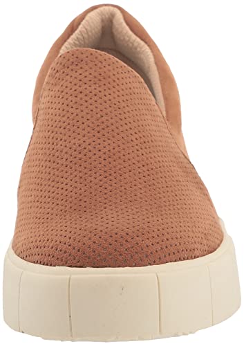 Dr. Scholl's Shoes Women's Happiness Lo Sneaker, Brown Fabric, 7.5